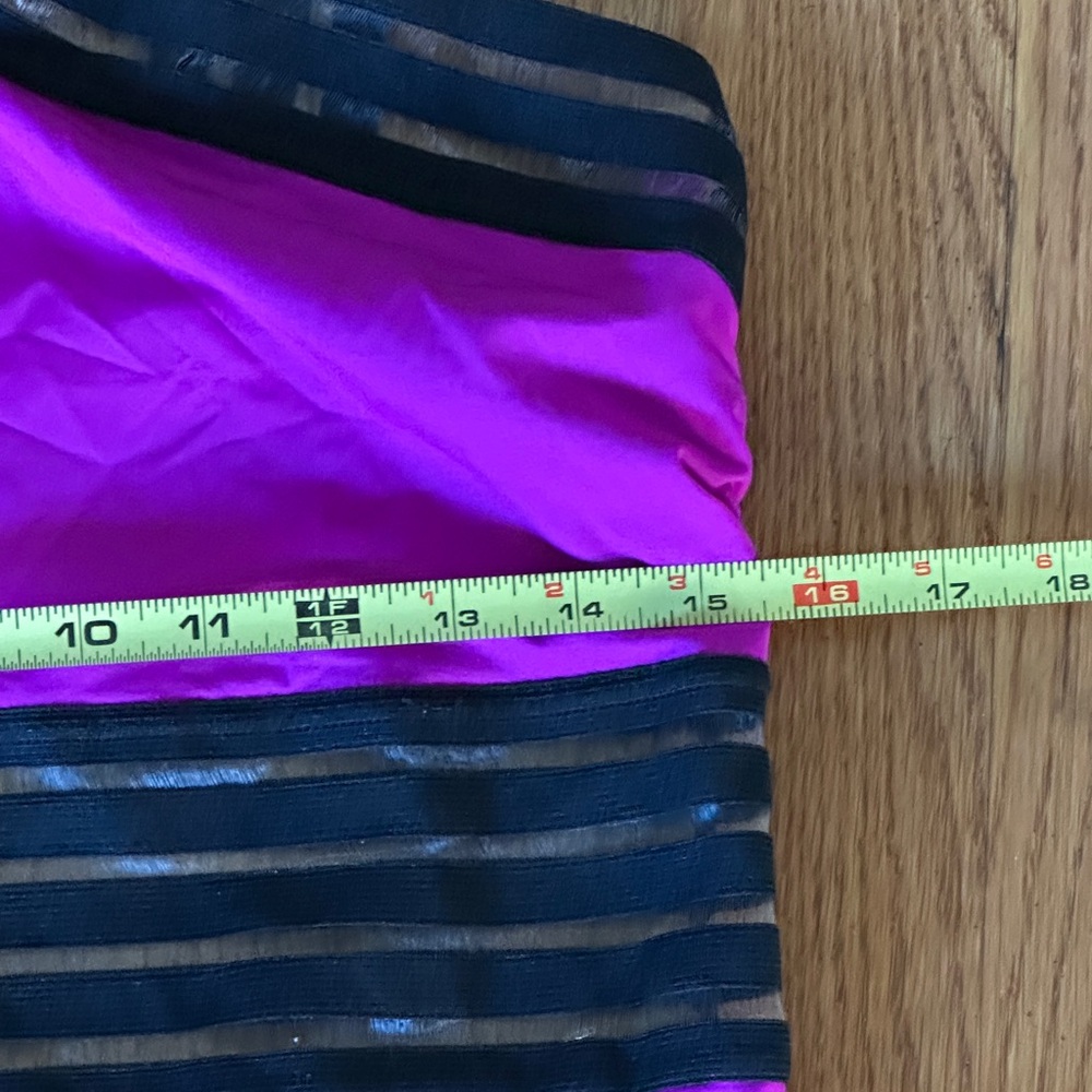 Kenneth Cole New York Magenta and Black One-Piece Swimsuit XL - Picture 3 of 11